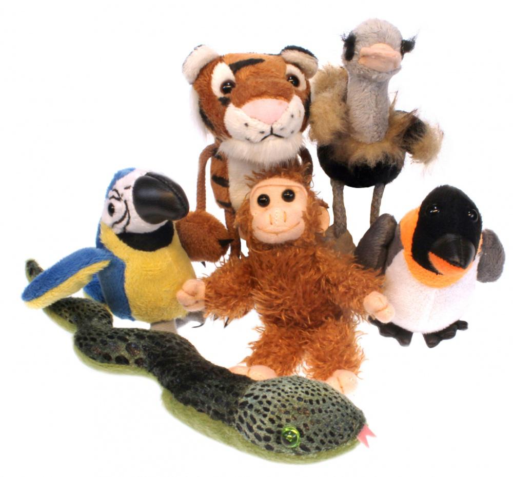 Finger Puppets - Zoo Set of 6