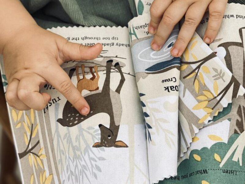 Woodland Hush Rag Book 3
