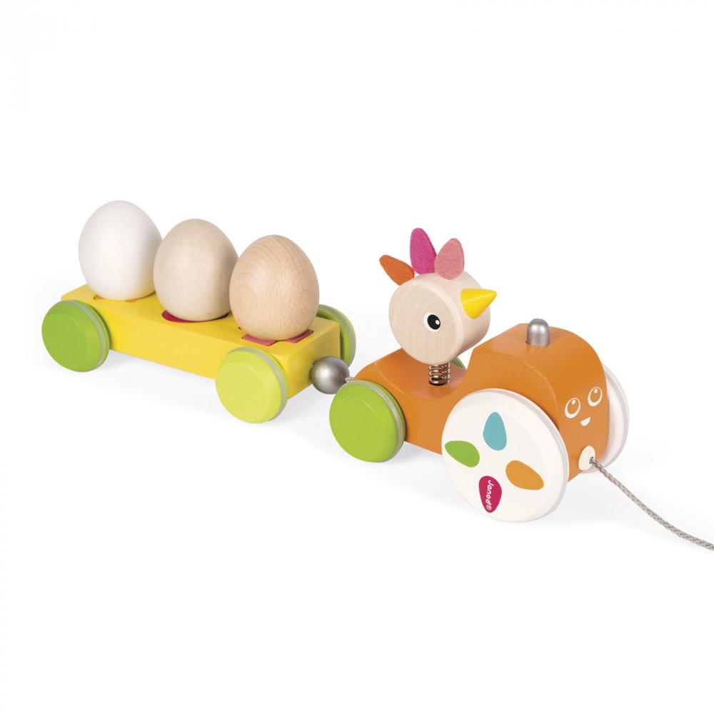 Zigolos-Pull-Along-Tractor-Hen-1