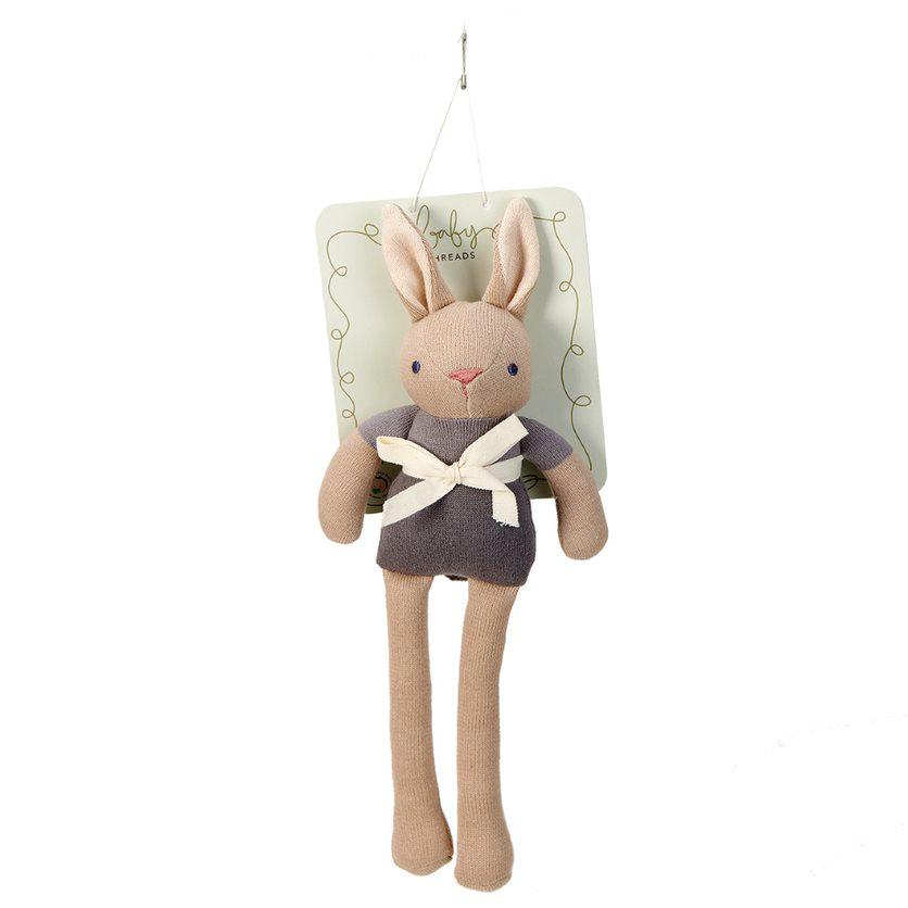 Baby Threads Taupe Bunny 1