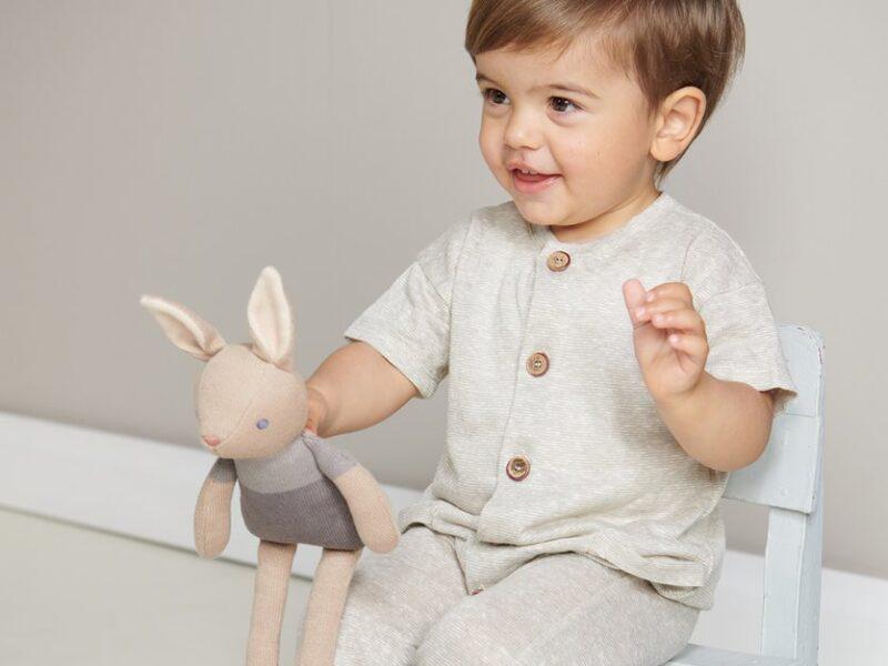 Baby Threads Taupe Bunny 2