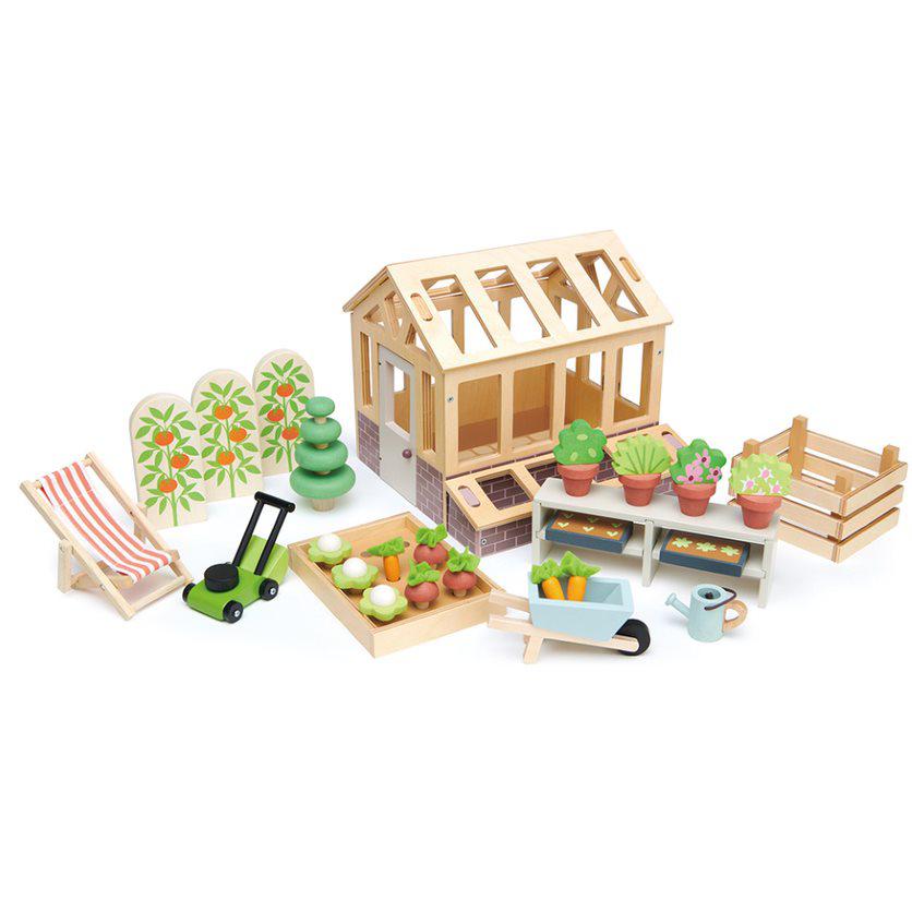 Greenhouse and garden set 1