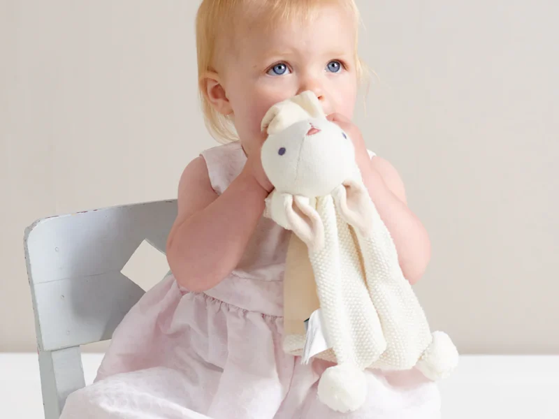 Baby Threads Bunny Organic Comfoter set 3