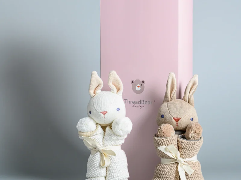 Baby Threads Bunny Organic Comfoter set 7