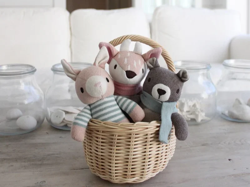 Knitted animals x 3
