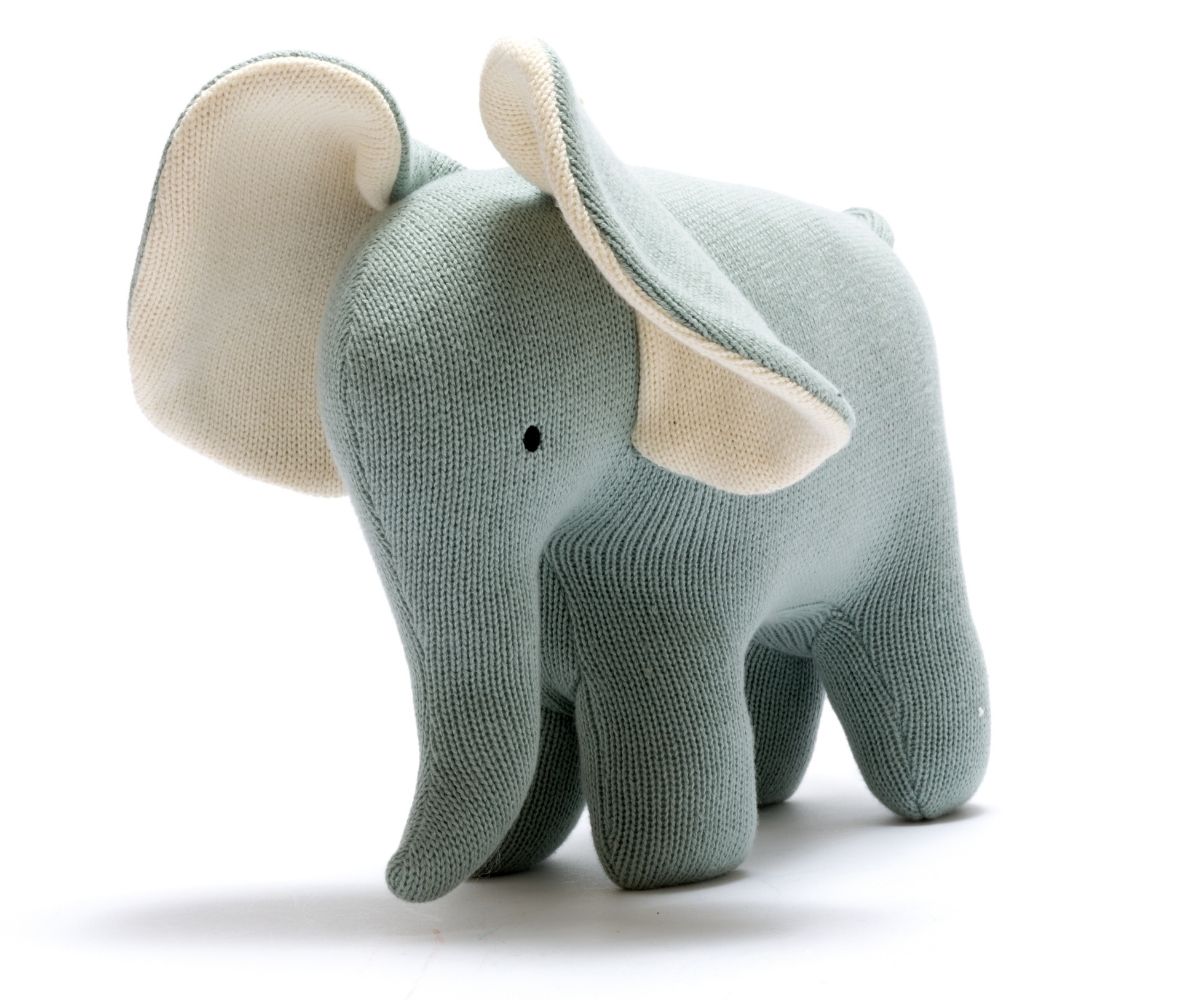 large teal elephant 1