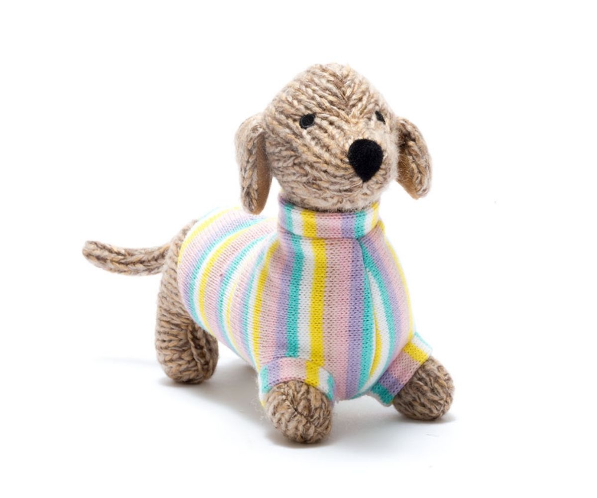 sausage dog pastel 1
